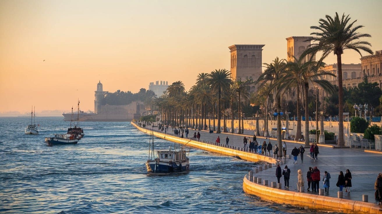 Stroll along the Corniche waterfront