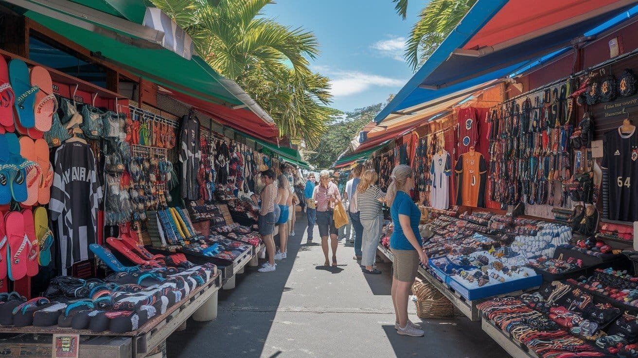 Shopping and Souvenirs- People Shopping on Street shops