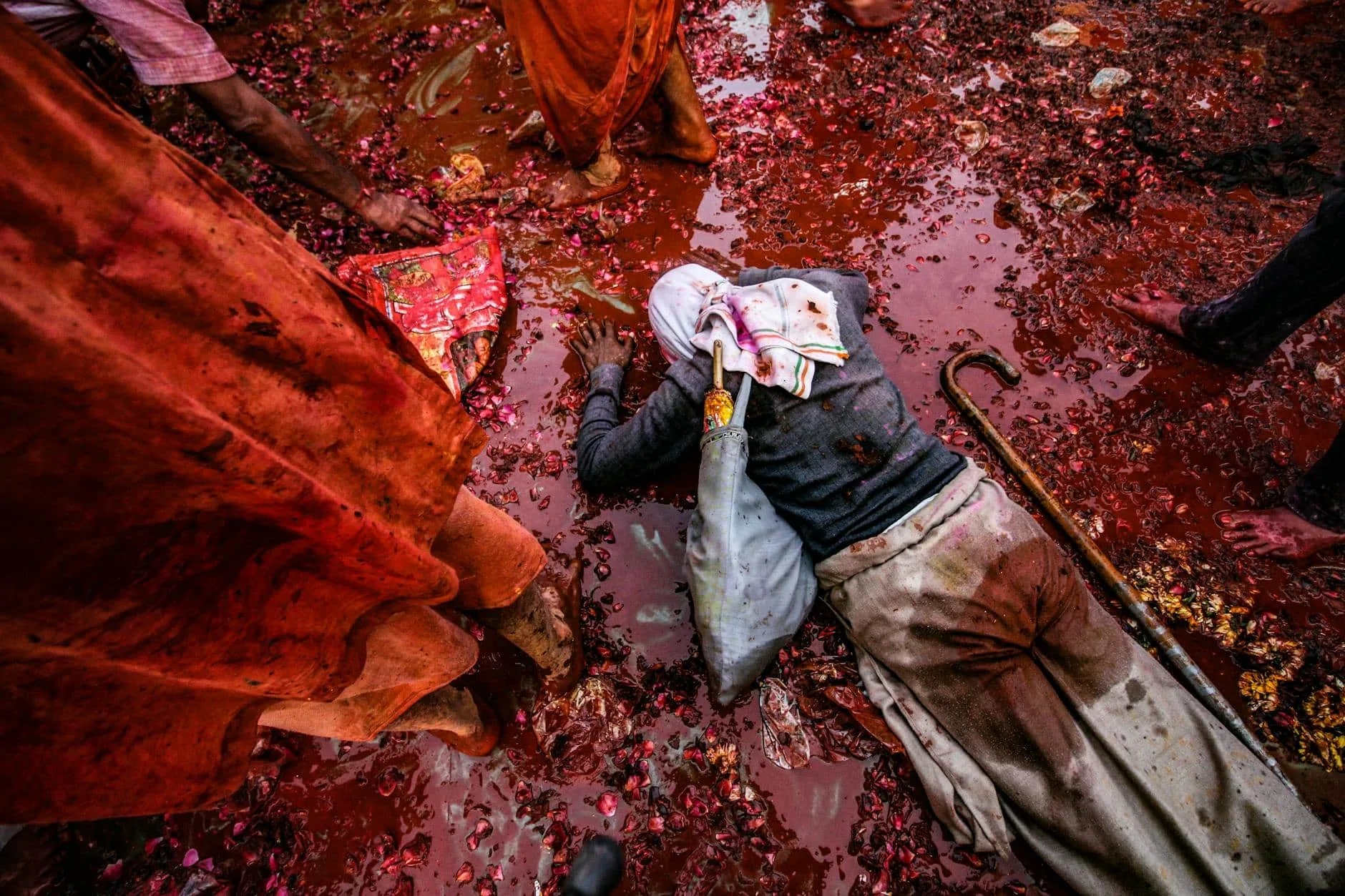 https://www.pexels.com/photo/woman-facing-down-during-holi-festival-2733275/