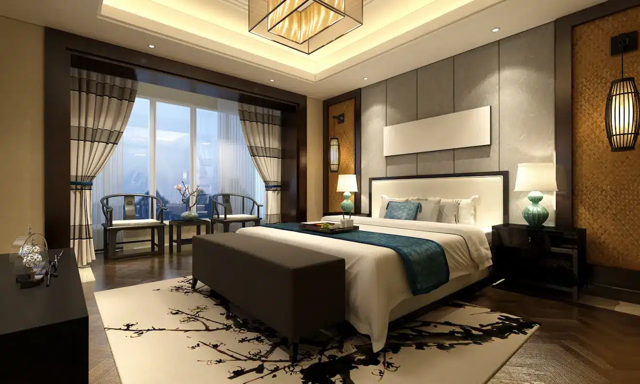 Room style designed bedroom interior Image 